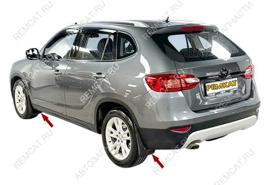 На схеме изображены брызговики Brilliance V5, комплект 4 шт, 4532045KIT