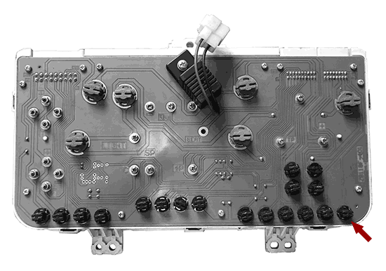 На схеме изображена лампочка в панели приборов JMC 1032, 12V 1.4W (малая), 4520FD
