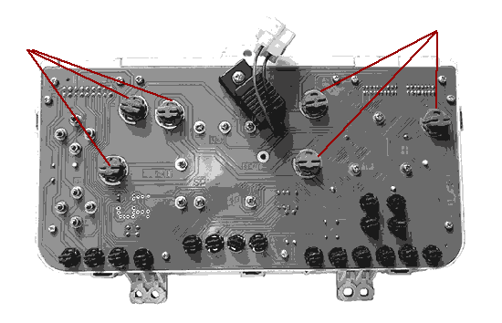На схеме изображена лампочка в панель приборов JMC 1043, 12V5W (большая), 5225FC