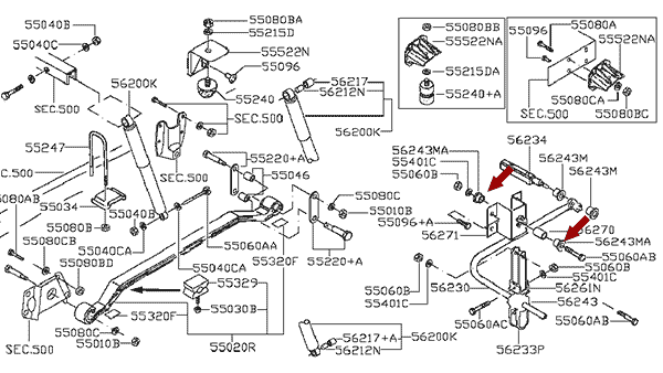 На схеме изображена втулка заднего стабилизатора Ниссан Кабстар (Nissan Cabstar), 562449X200